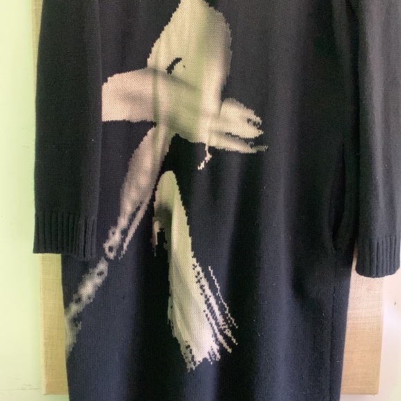 YOHJI YAMAMOTO 2018 pour Homme back print long cardigan - Picture 3 of 13